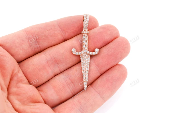 1.60CTW Dagger Pendant customdiamjewel