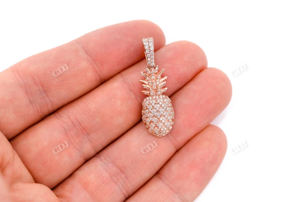 0.60CTW Pineapple Pendant customdiamjewel