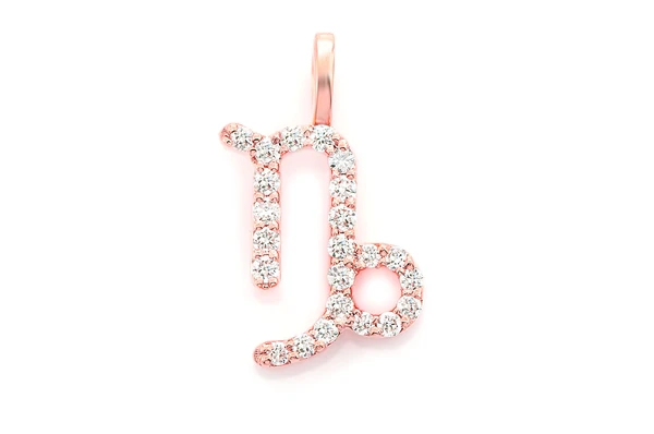 0.10CTW Capricorn Zodiac Pendant customdiamjewel
