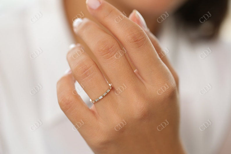 0.64CTW Eternity Baguette Lab Grown Diamond Wedding Band customdiamjewel