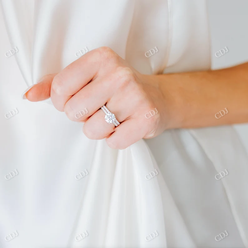 1.70MM Delicate Lab Grown Diamond Wedding Band customdiamjewel