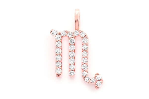 0.10 CTW Scorpio Zodiac Diamond Pendant customdiamjewel