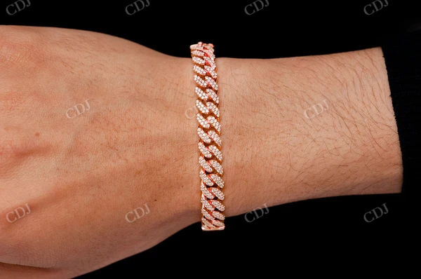 High Quality Diamond Cuban Bangle Bracelet customdiamjewel