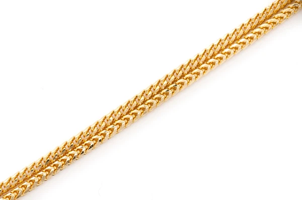 Gold Plated Franco 14K Chain Necklace customdiamjewel