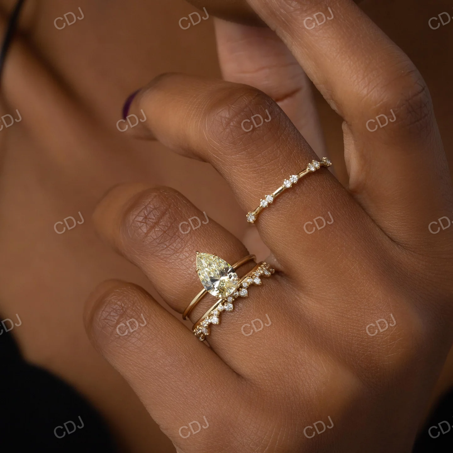 Natural Diamond Bezel Set Wedding Band customdiamjewel