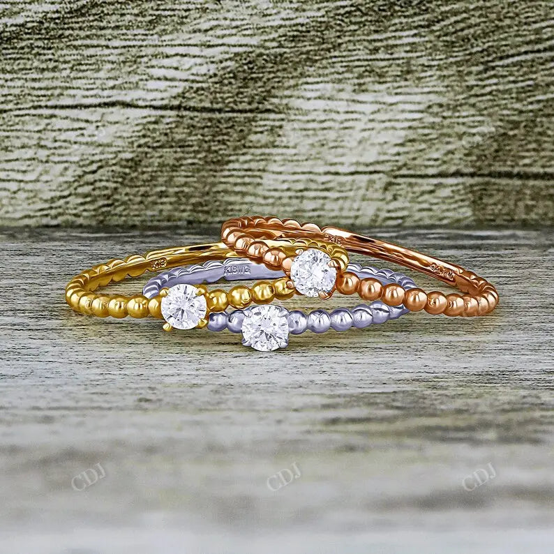 0.10CTW Round Cut Lab Grown Diamond Band customdiamjewel