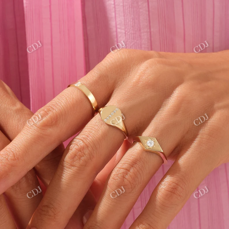 0.05CTW Baguette Cut Simple Diamond Wedding Band For Women customdiamjewel