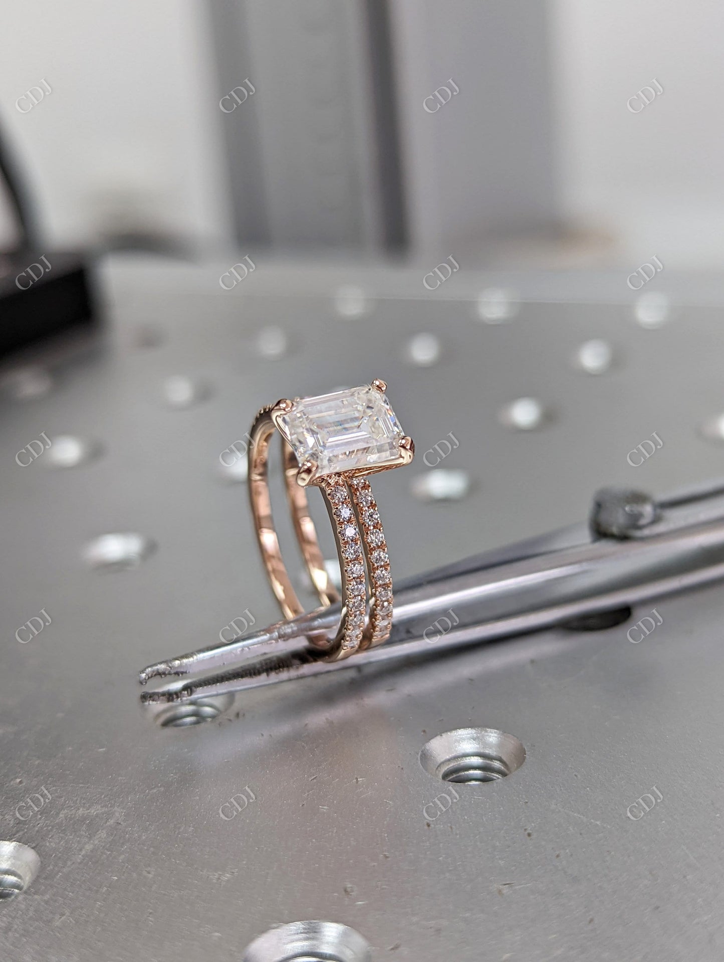 0.18CTW Stackable Diamond Half Eternity Wedding Band customdiamjewel