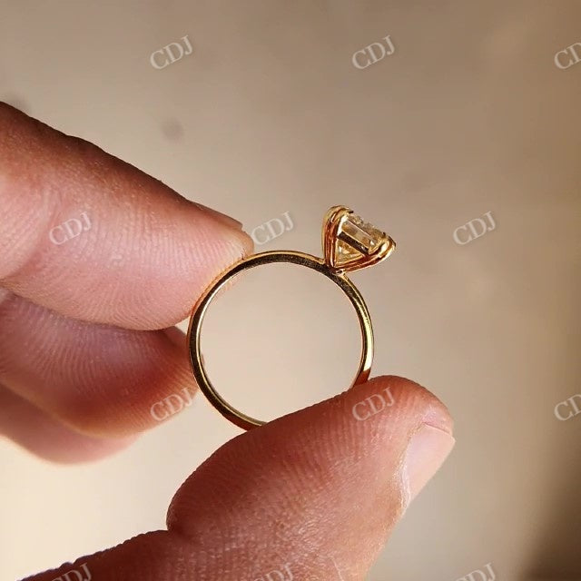 2.20 CT Yellow Radiant Cut Moissanite Ring customdiamjewel