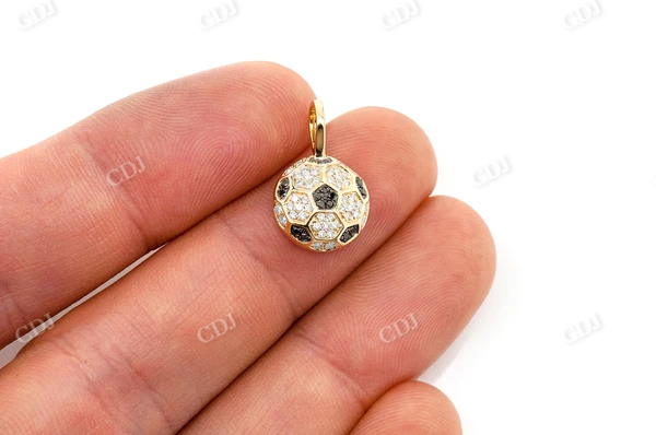0.25CTW Soccer Football Hip Hop Pendant customdiamjewel