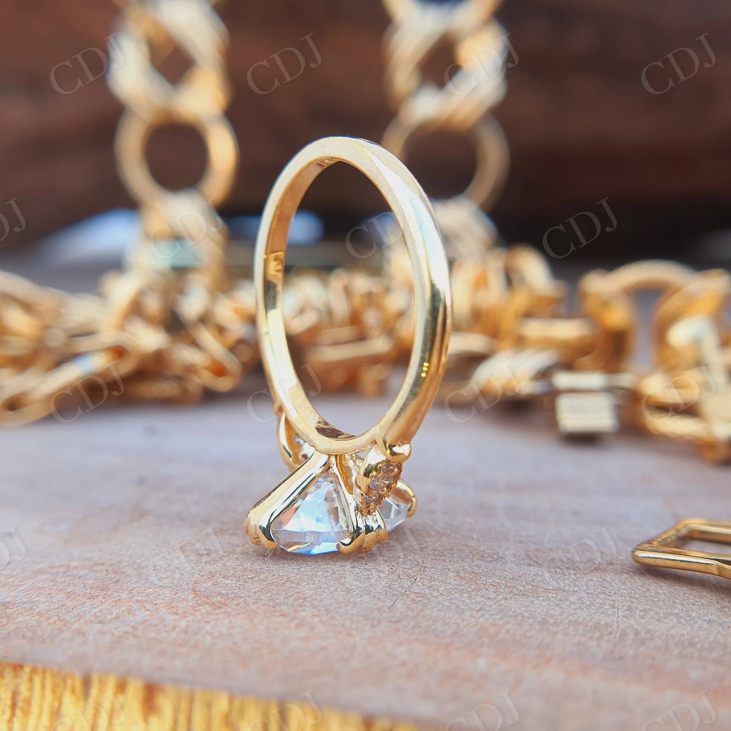 2.70CT Oval Cut Solitaire Moissanite Engagement Ring customdiamjewel