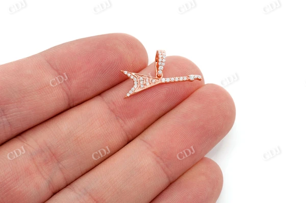 0.15CTW Flying V Guitar Hip Hop Pendant customdiamjewel