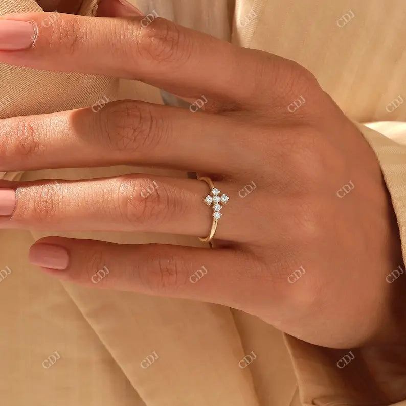0.18CT Lab Grown Diamond Cluster Ring customdiamjewel