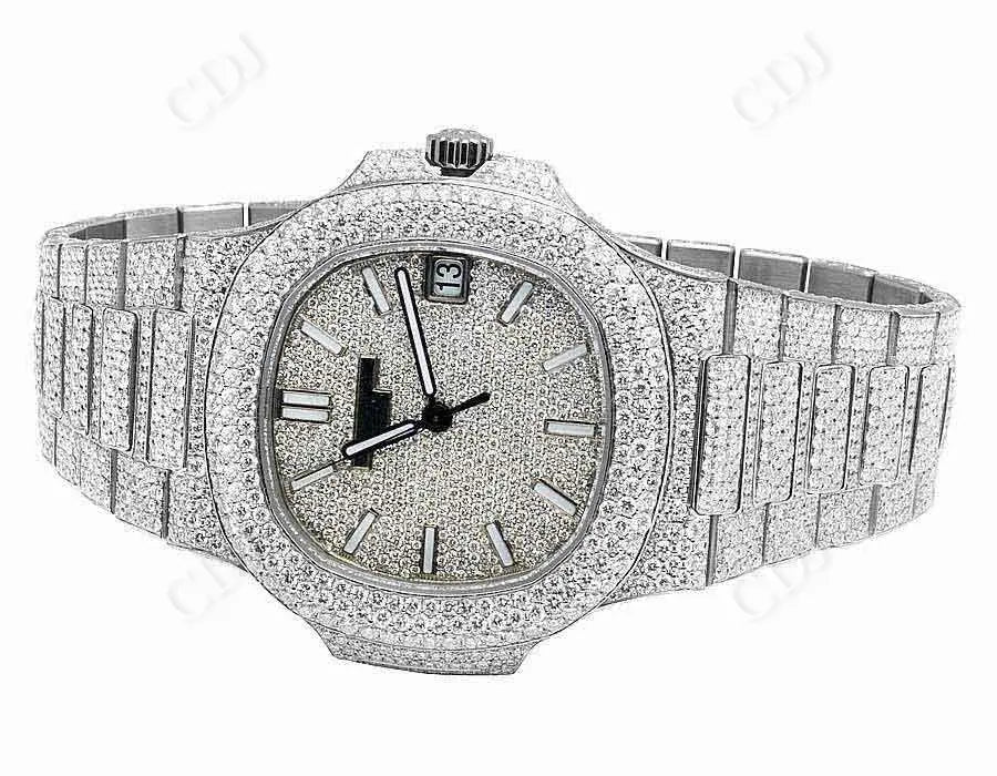36mm Patek Philippe Date Just Diamond Watch For Women customdiamjewel