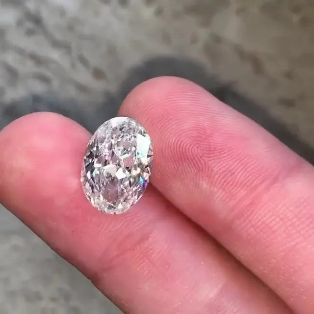 5.0CT Oval Brilliant Cut Loose Moissanite customdiamjewel