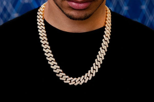 Hip Hop Style Miami Cuban Link Chain Necklace customdiamjewel
