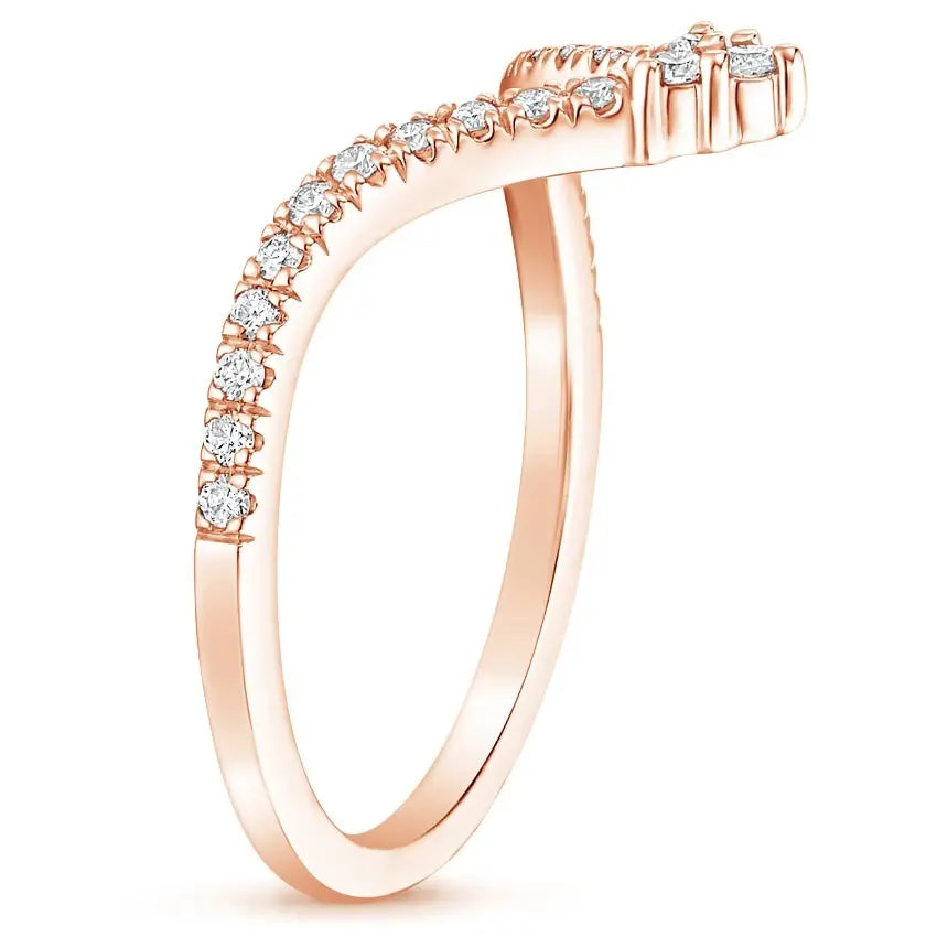 Lab Grown Diamond 0.20CTW Minimalist Wedding Band customdiamjewel