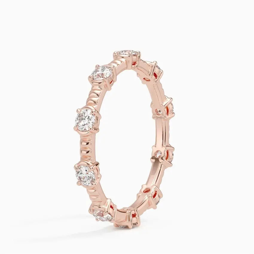 0.50CTW Lab Grown Diamond Eternity Wedding Band customdiamjewel