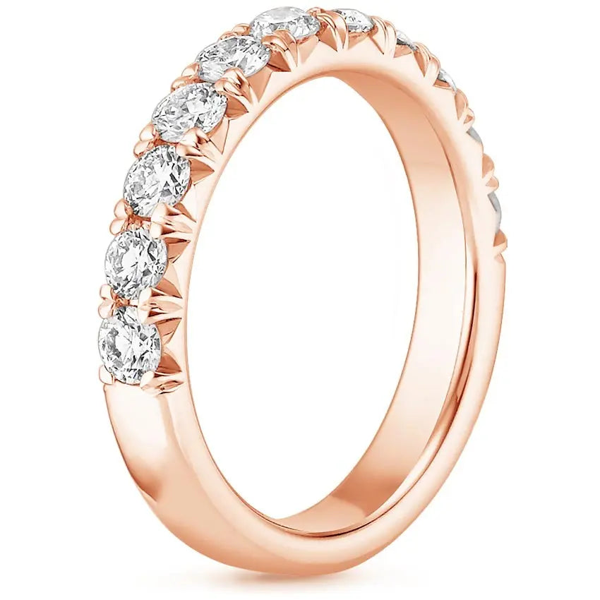 Half Eternity Round 0.91CTW Lab Grown Diamond Ring customdiamjewel