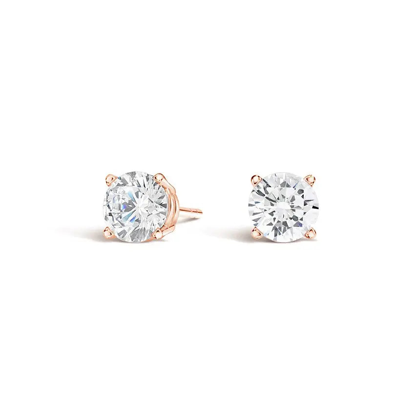 1.0 CTW Diamond Stud Earrings customdiamjewel