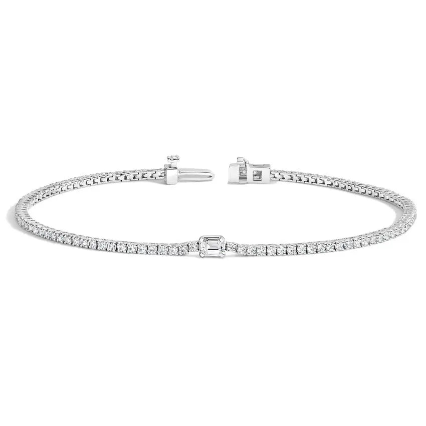 1.00CTW Diamond Tennis Bracelet customdiamjewel