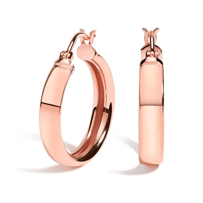 Gold Large Hoop Earrings customdiamjewel