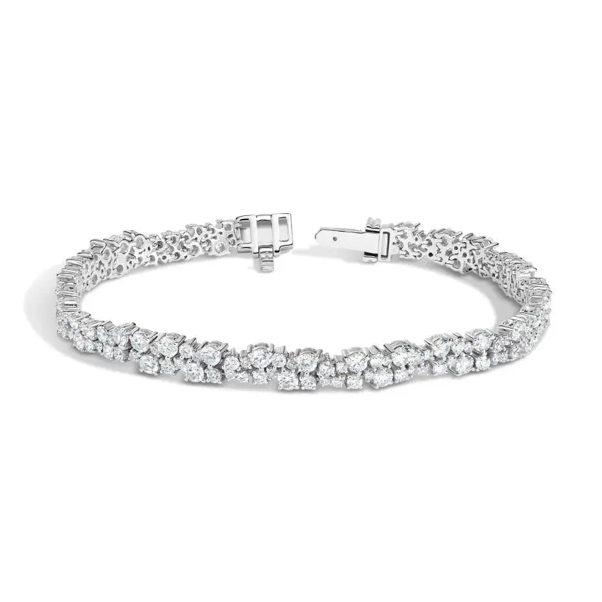 4.3 CTW Round Cut Diamond Bracelet customdiamjewel