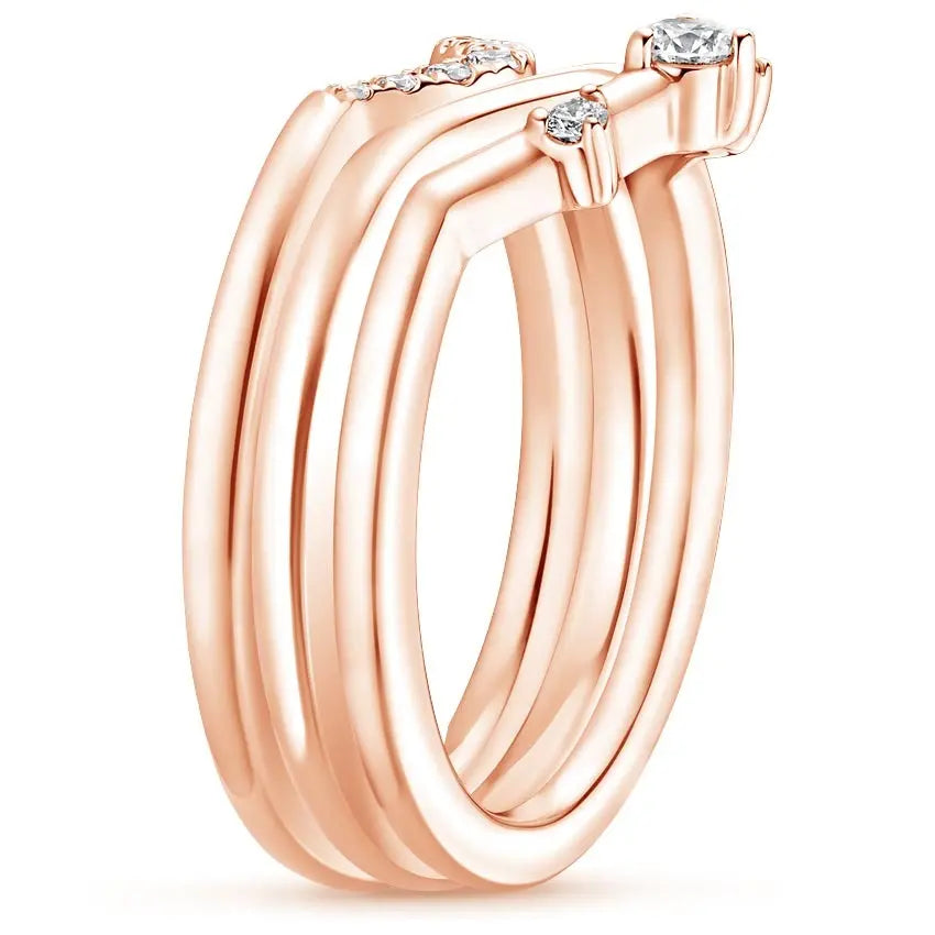 0.13CTW Lab Grown Diamond Nesting Band customdiamjewel