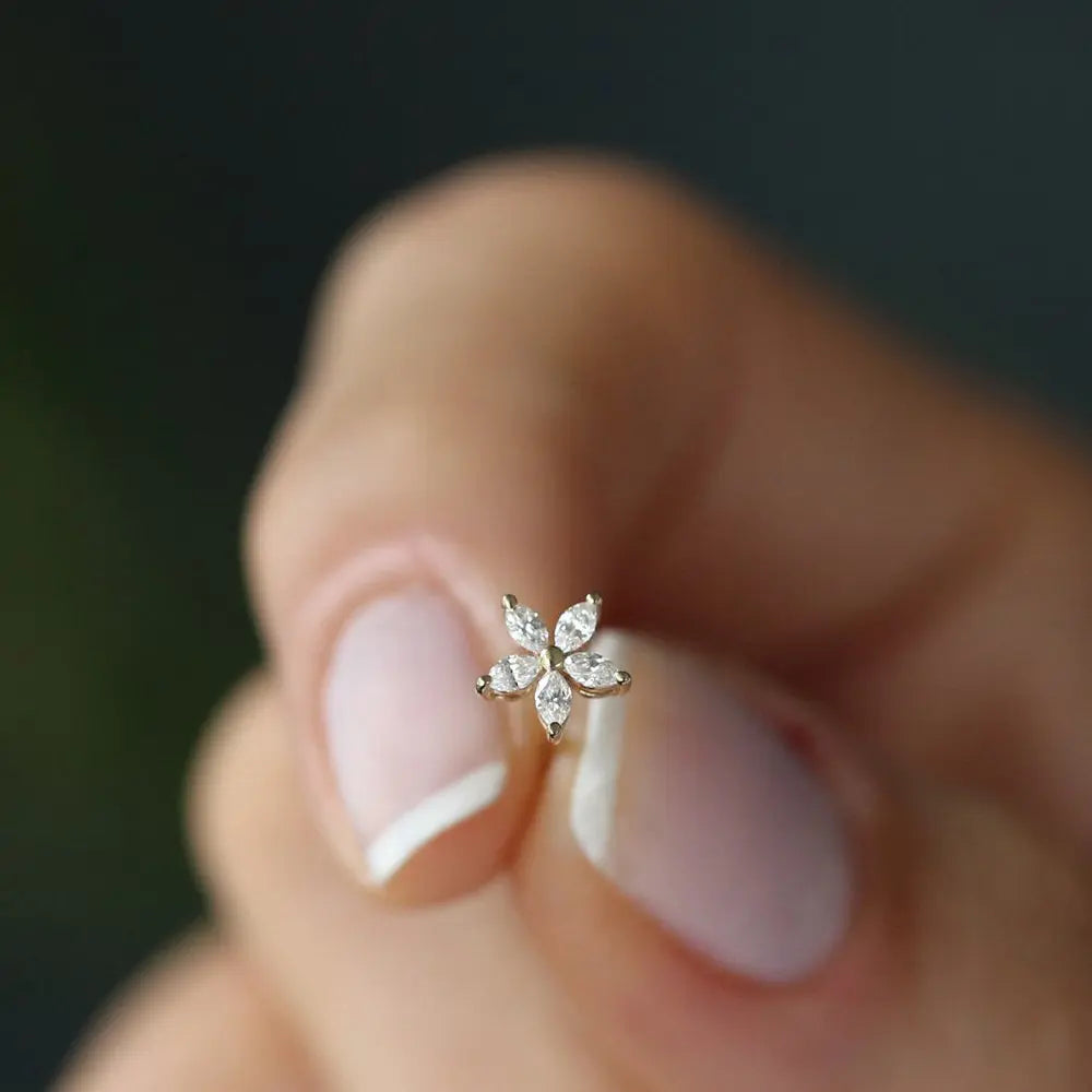 0.33CTW Marquise Cut Diamond Earrings customdiamjewel