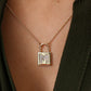 0.12CTW Padlock Diamond Necklace  customdiamjewel   