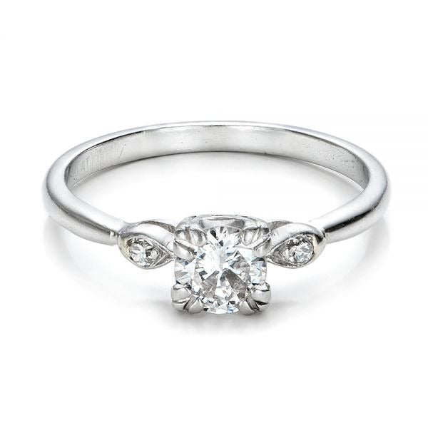 Thin Three Stone Moissanite Engagement Ring customdiamjewel