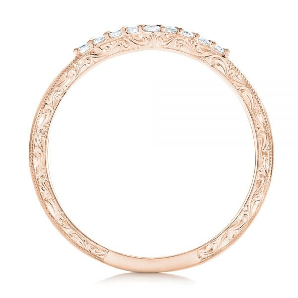 Unique Round Moissanite Wedding Diamond Ring customdiamjewel