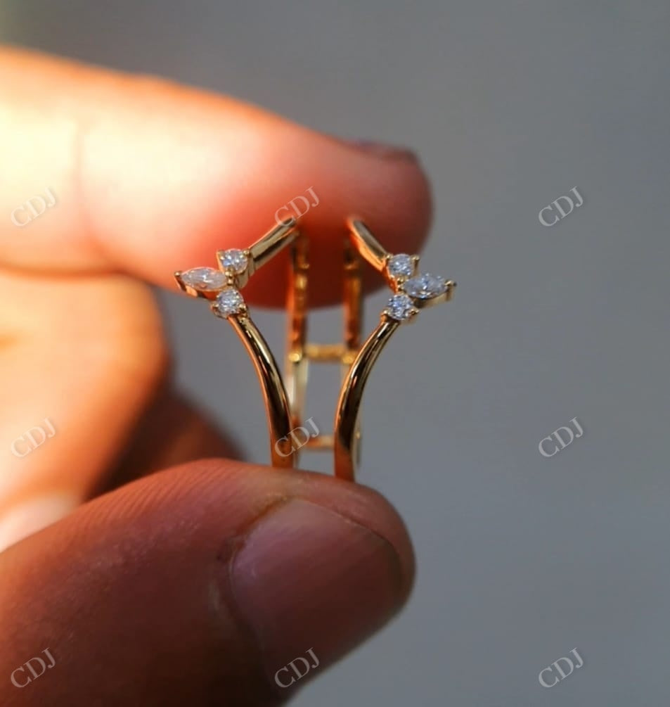 1.5 CT Pear Cut Moissanite Bridal Set customdiamjewel