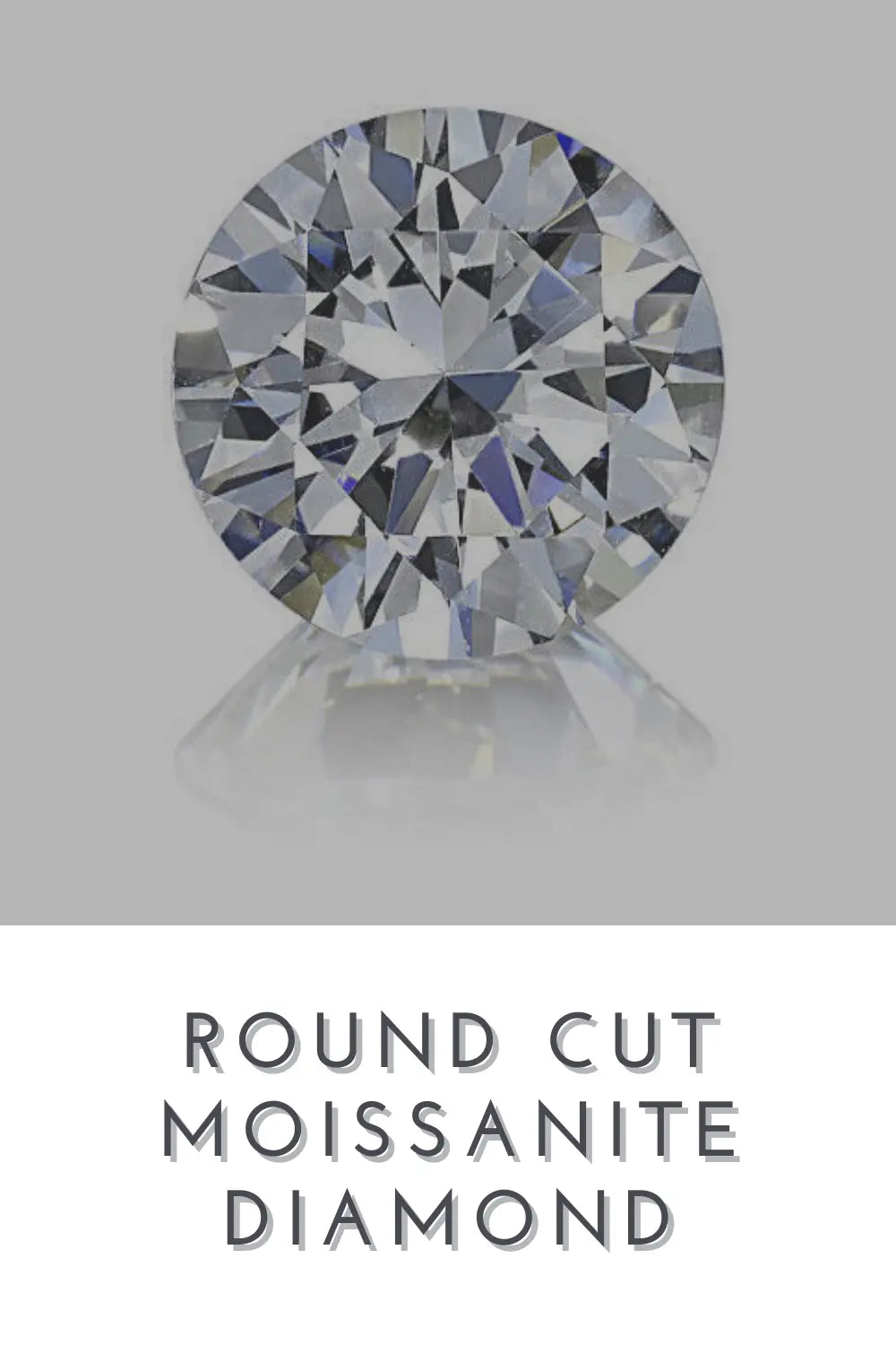 8.0MM Colorless Round Cut Loose Moissanite customdiamjewel