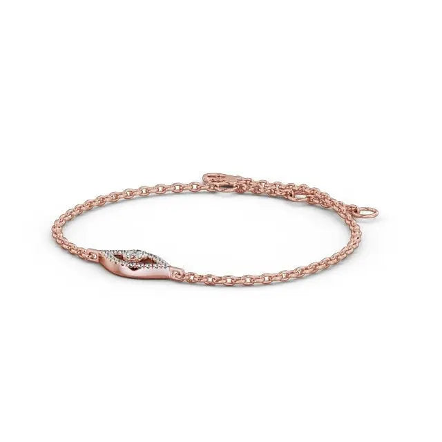0.41CT Devil Eye Lab Grown Diamond Bracelet customdiamjewel