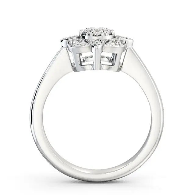 0.20CTW Cluster Round Lab Grown Diamond Ring customdiamjewel