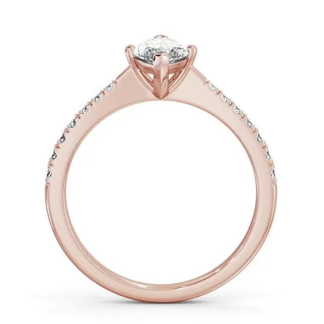1.00CTW Marquise Cut Lab Grown Diamond Engagement Ring customdiamjewel