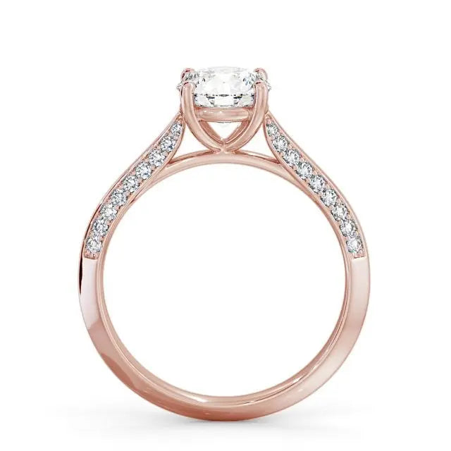 1.70CTW Round Lab Grown Diamond Ring customdiamjewel