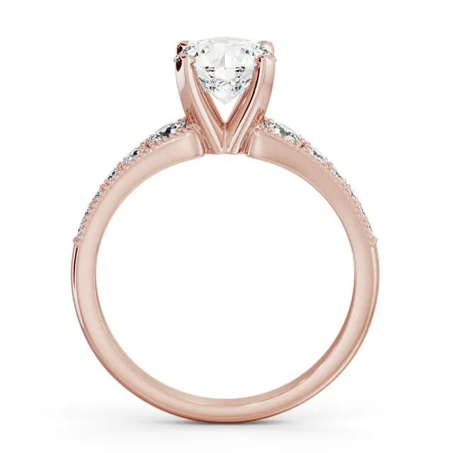 Round 1.50CT Lab Grown Diamond Engagement Ring customdiamjewel