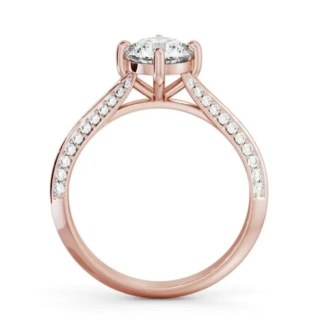 Designer 1.50CTW Round Lab Grown Diamond Ring customdiamjewel