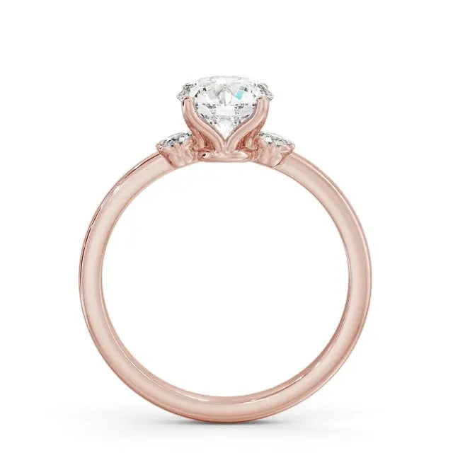 1.20CTW Three Stone Lab Grown Diamond Ring customdiamjewel