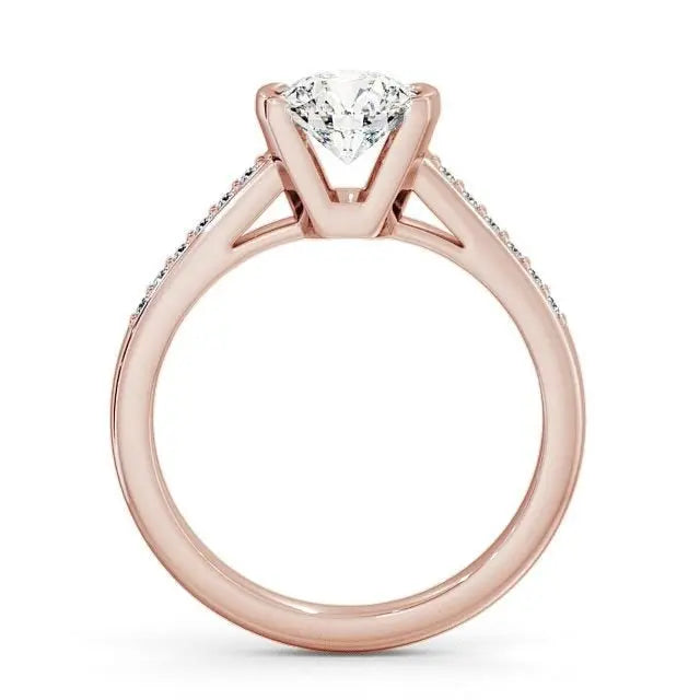 1.50CTW Round Lab Grown Diamond Engagement Ring customdiamjewel