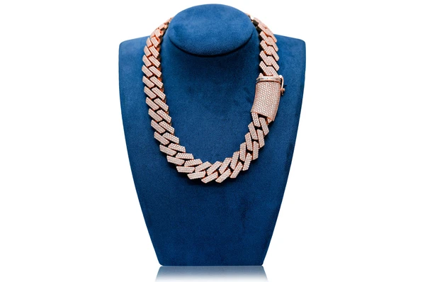 Diamond Cuban Link Chain Hip Hop Necklace customdiamjewel