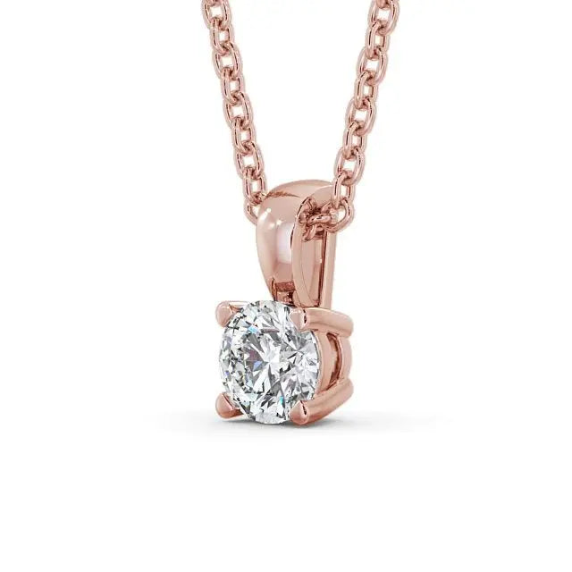1.00CT Round Cut Claw Prong Lab Grown Diamond Pendent customdiamjewel