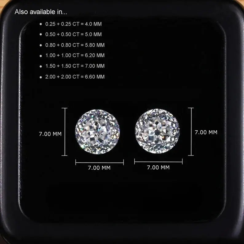 1.00CT Portuguese Cut Loose Moissanite customdiamjewel