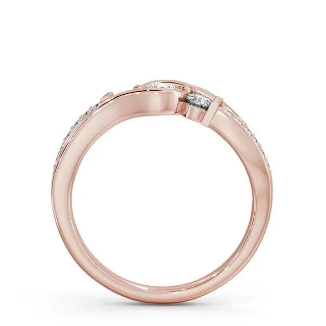 Three Stone Eternity 0.35CTW Lab Grown Diamond Ring customdiamjewel