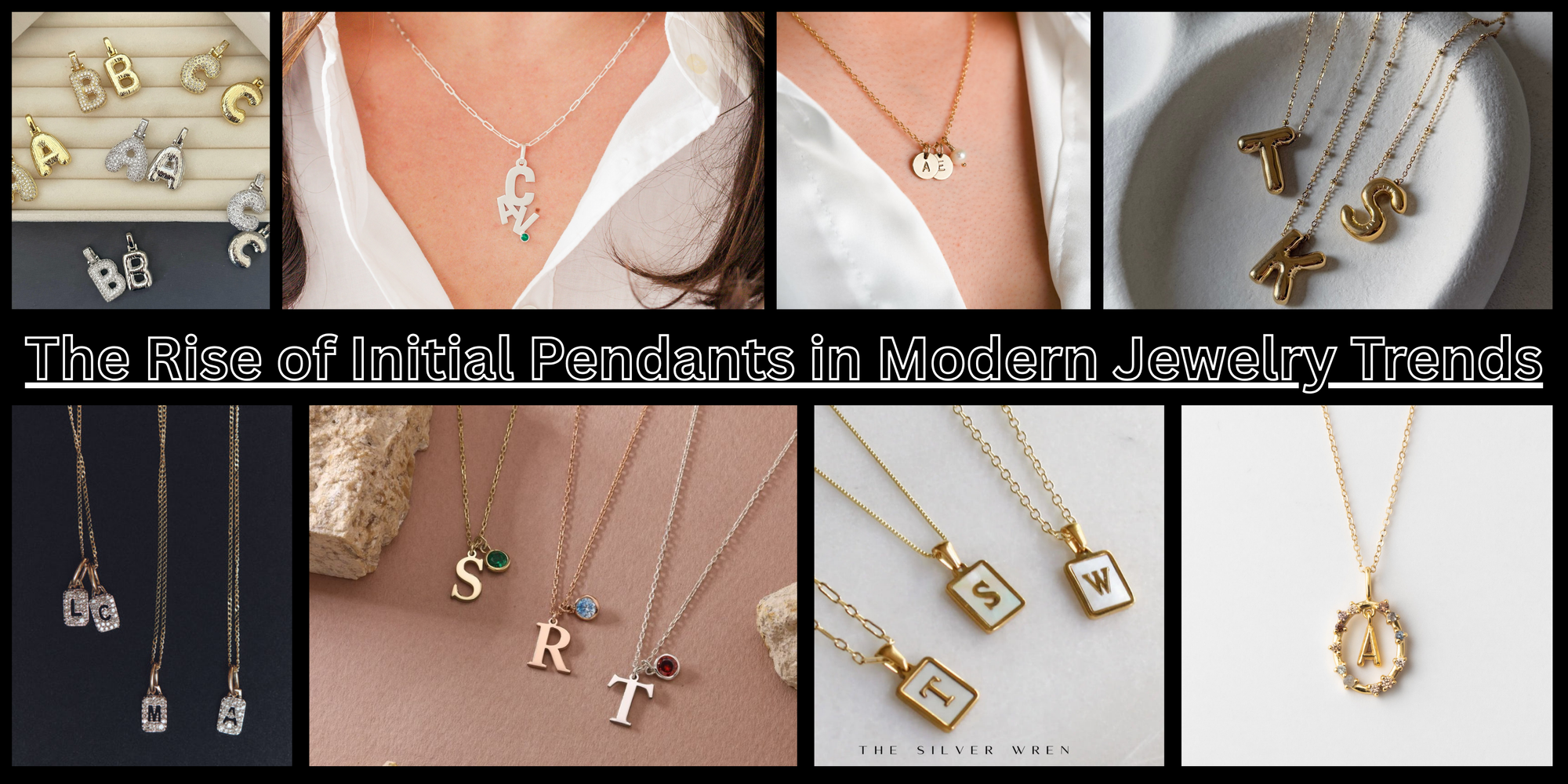 ✨ Customized Initial Pendants: A Trend That Never Fades