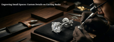 Engraving Small Spaces: Custom Details on Earring Backs