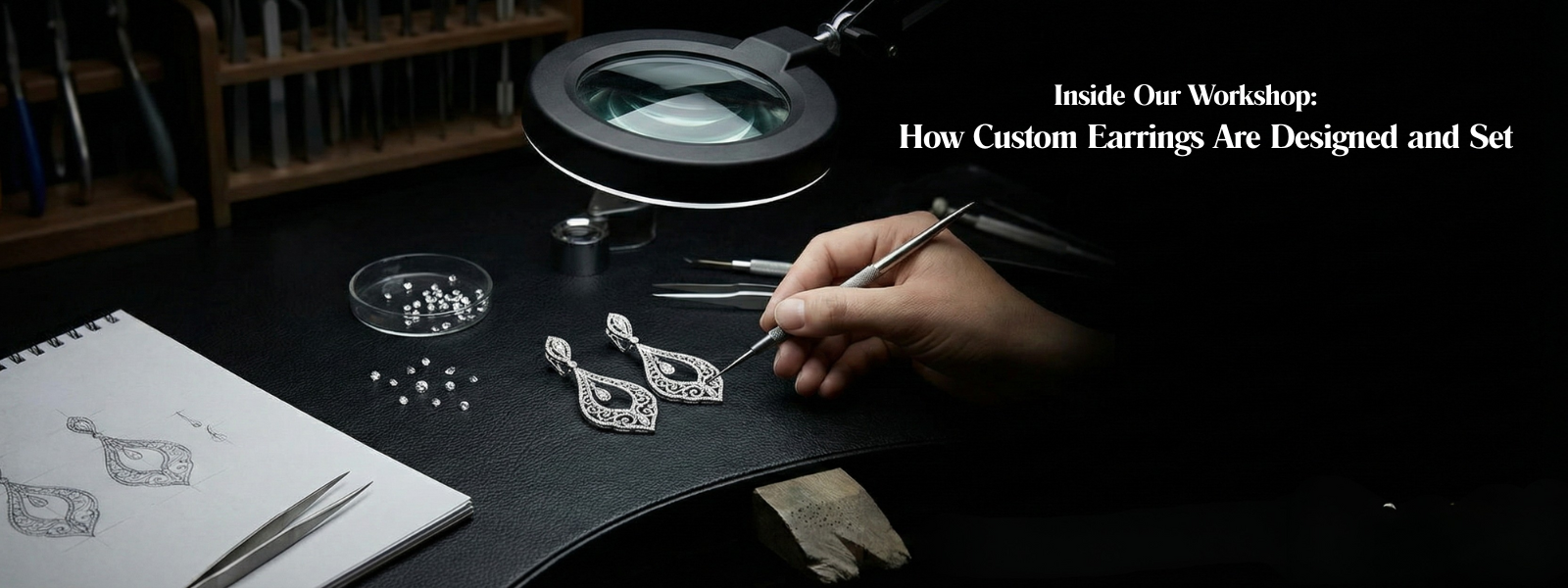 Inside Our Workshop: How Custom Earrings Are Designed and Set