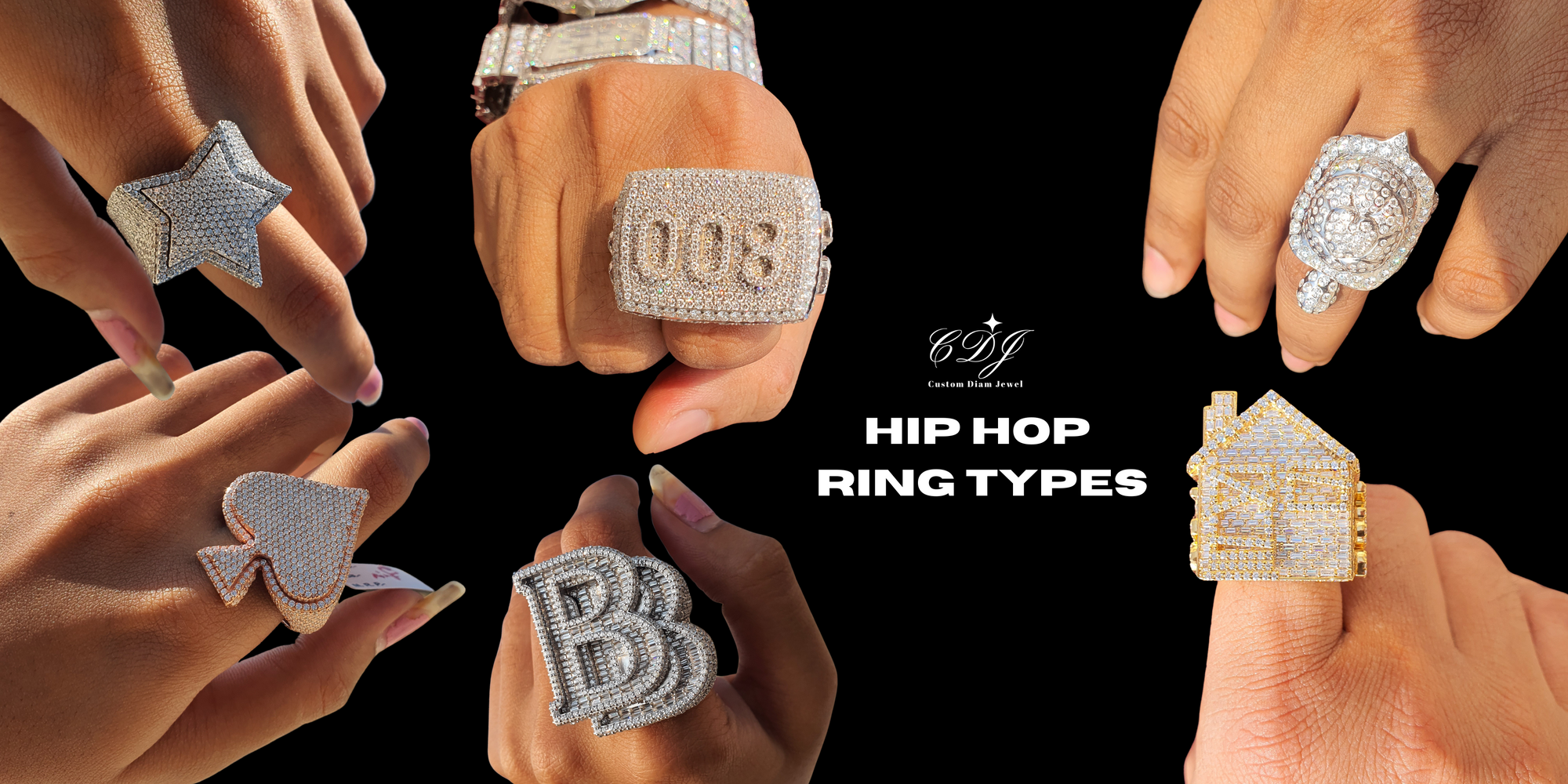 From Pinky to Power: A Guide to Hip Hop Ring Types